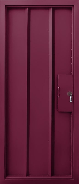 Внутренняя сторона Техническая дверь-скелет RAL 4004 (01)