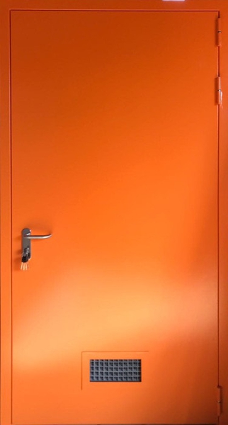 Противопожарная дверь с самозаплавляющейся вентиляцией Противопожарная дверь с самозаплавляющейся вентиляцией