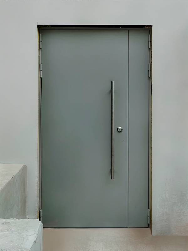 Дверь с ручкой рейлингом (ул. Пресненский вал, 36, офисы) Дверь с ручкой рейлингом (ул. Пресненский вал, 36, офисы)