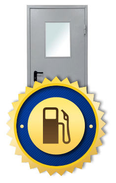 Противопожарные двери для АЗС Противопожарные двери для АЗС