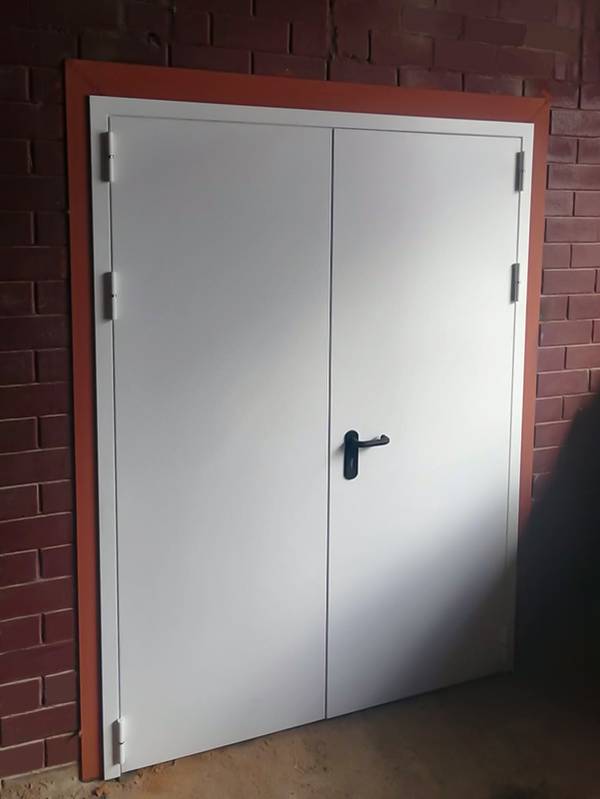 Равностворчатая дверь (пос. Томилино) Равностворчатая дверь (пос. Томилино)