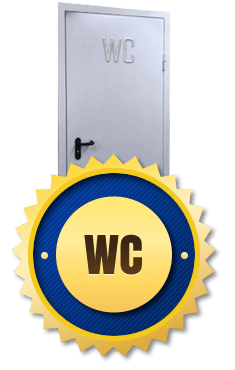 Технические двери в туалет Технические двери в туалет