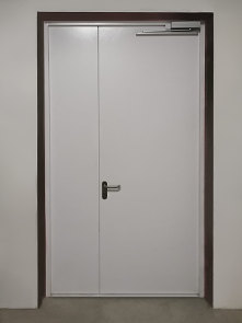 Полуторная дверь, вид из помещения Полуторная дверь, вид из помещения